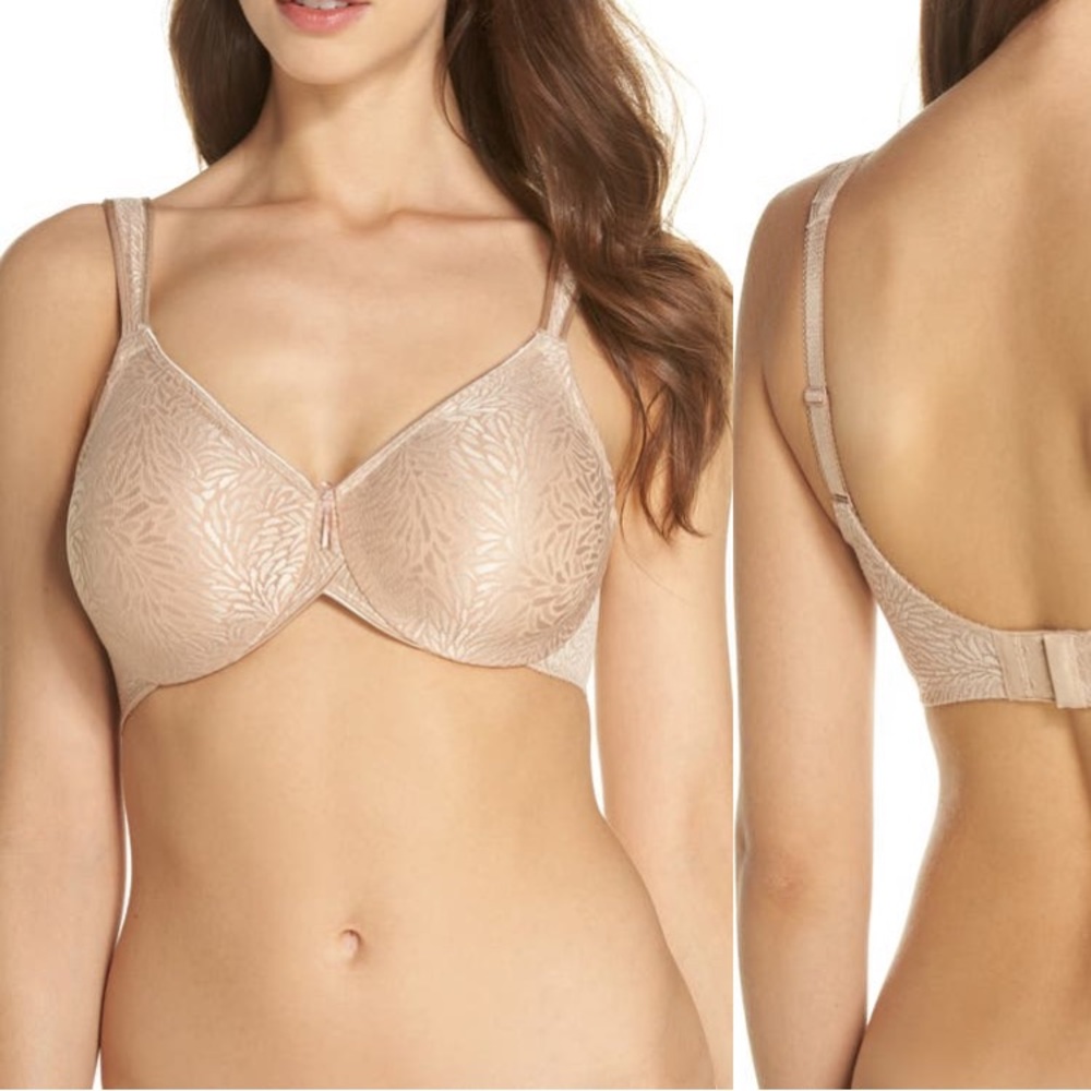 Wacoal “Jacquard” underwire contour bra.